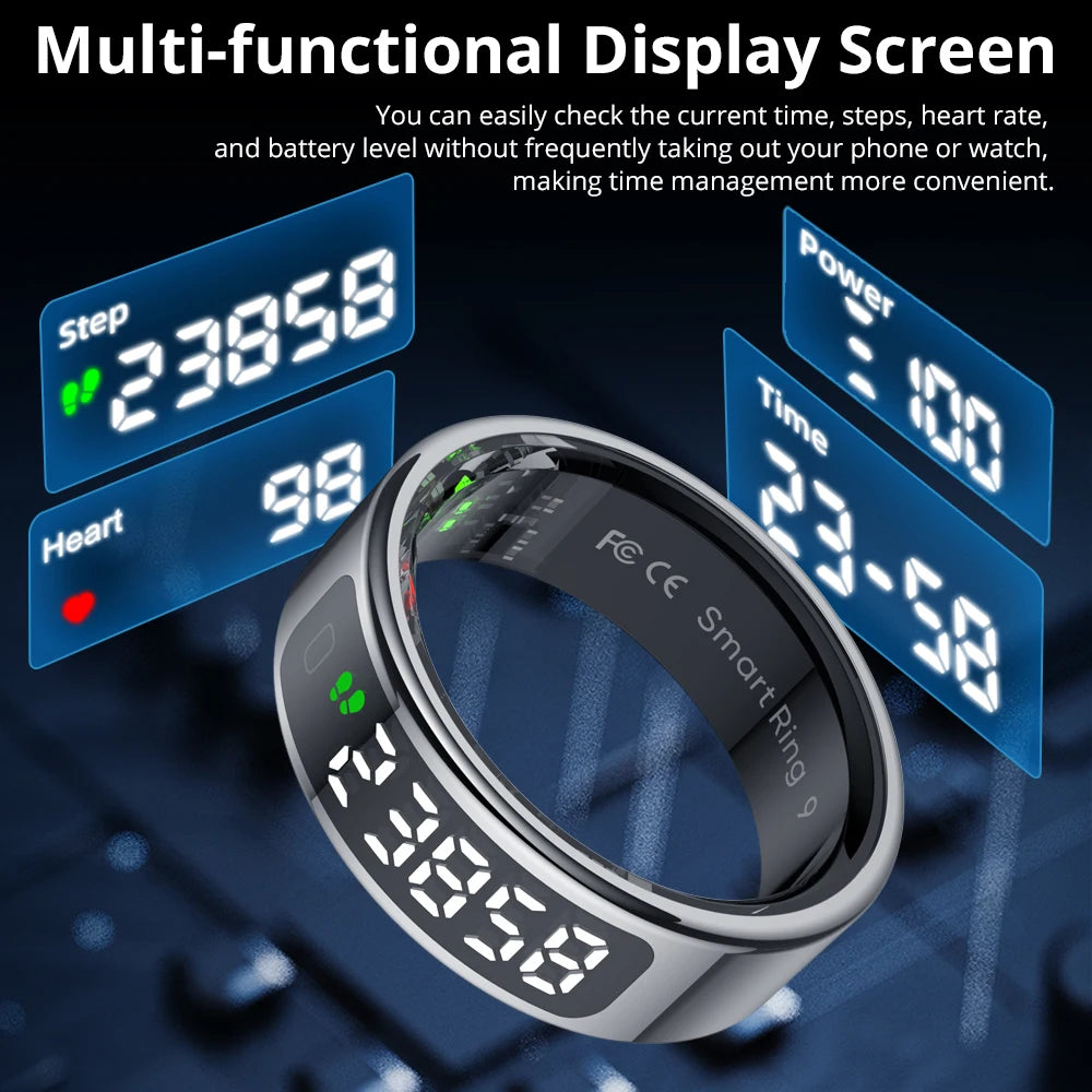 Smart Health Ring with Display