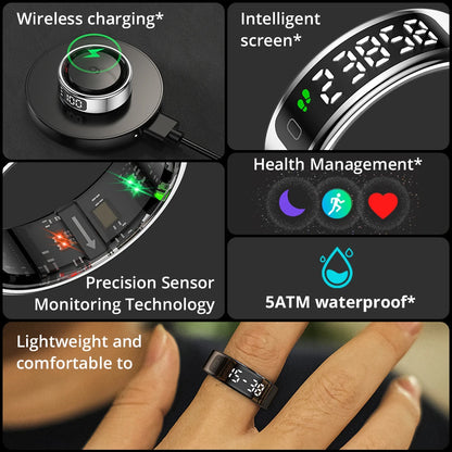 Smart Health Ring with Display